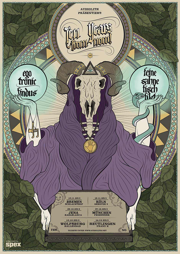 web plakat audiolith tenyears